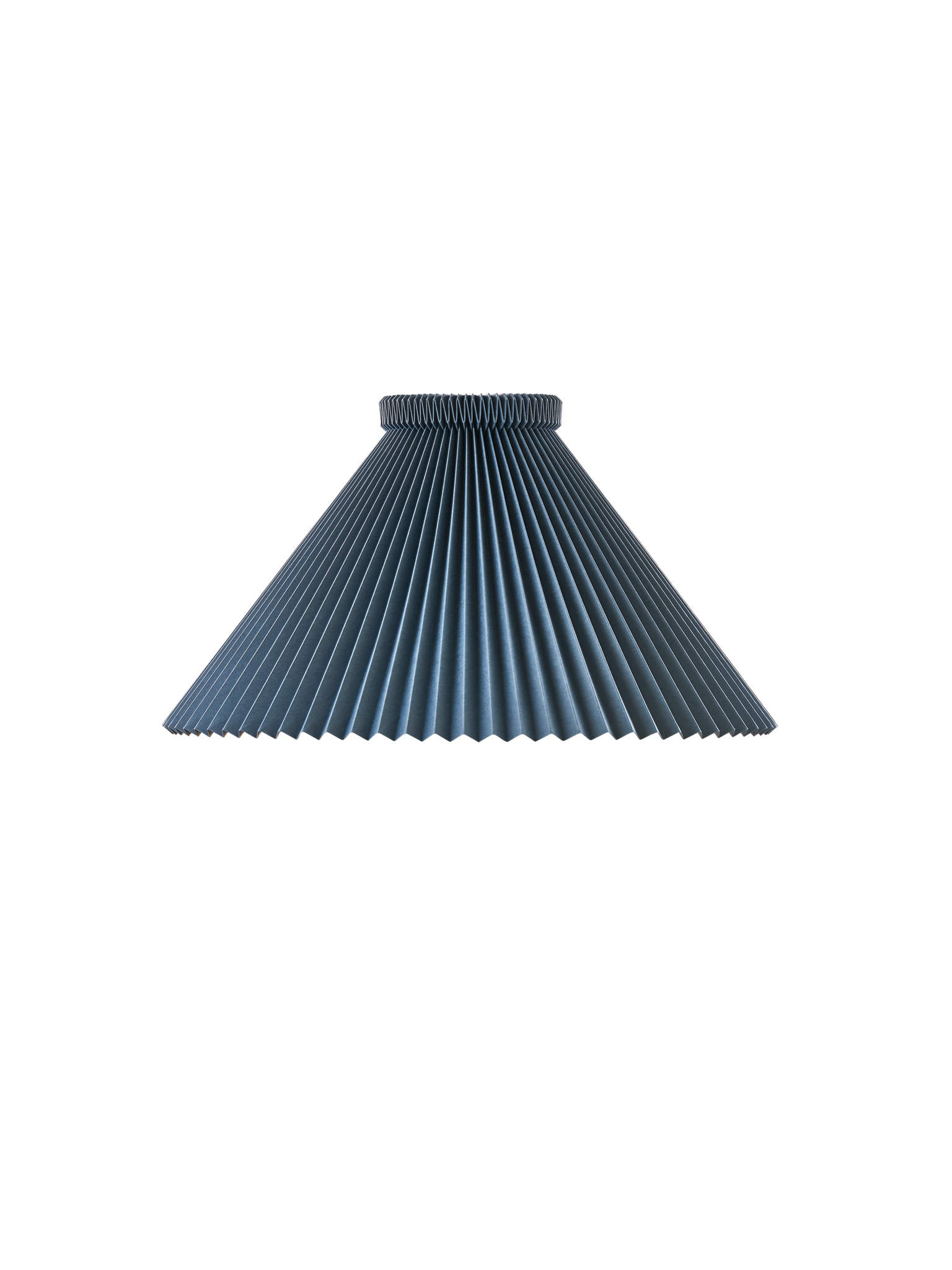 Leklint1 Lampshade 27Cm Denimblue Paper Packshot1