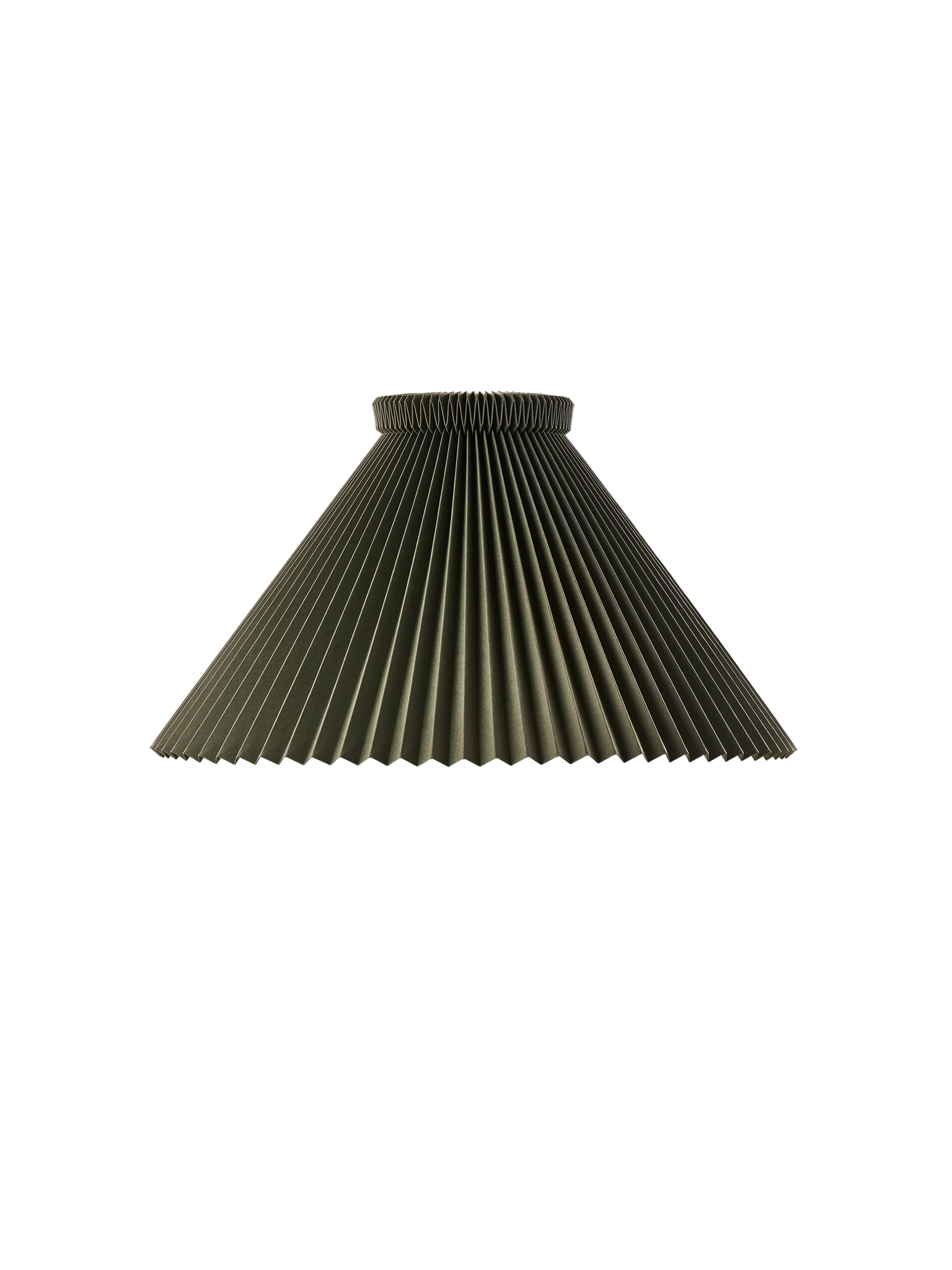 Leklint1 Lampshade 30Cm Mossgreen Paper Packshot1