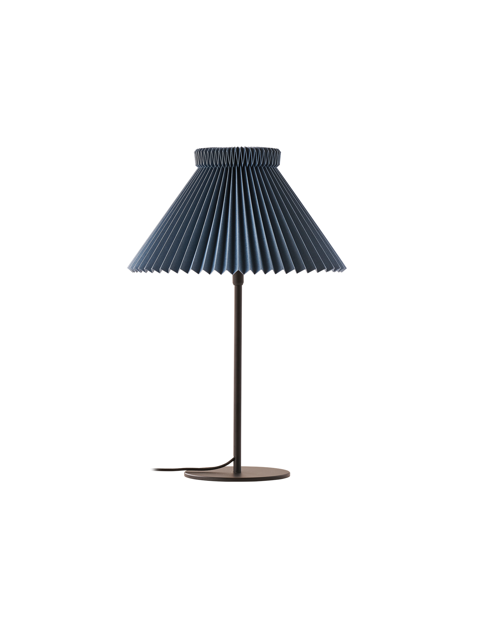 Leklint334t Tablelamp Lampshade1 19Cm Paper Denimblue Packshot1